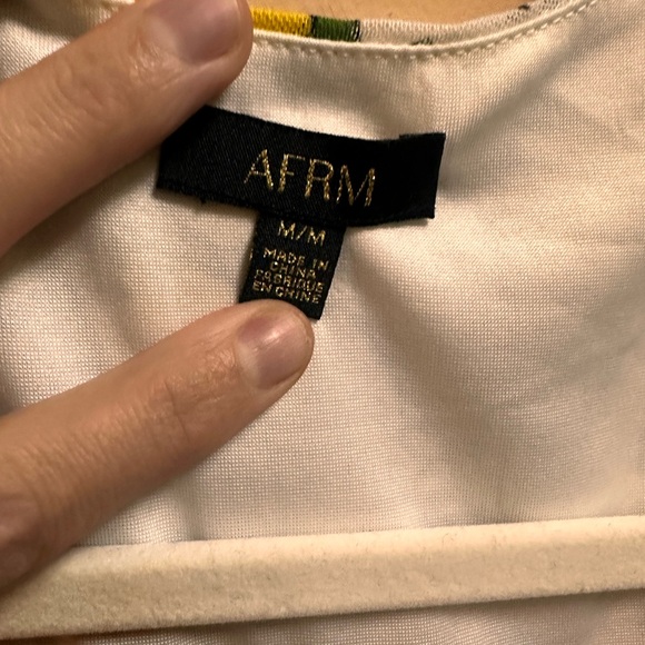 AFRM Kellen Mesh Floral Dress - Picture 6 of 9